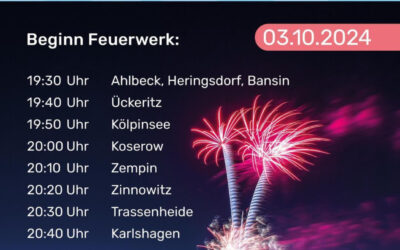 Mega – Feuerwerk am Strand entlang. Habt ihr Lust dabei zu sein? Last Minute